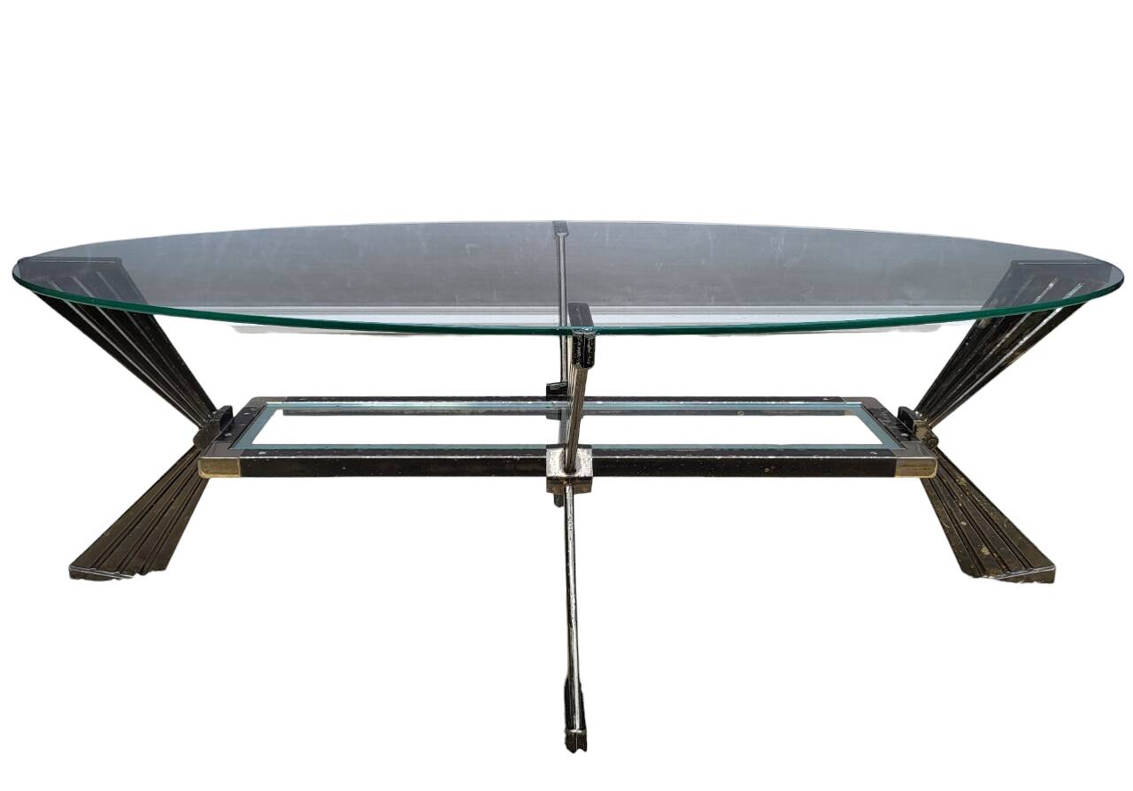 Art Deco oval coffee table 1940