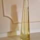 Bohemian soliflore vase, citrine glass