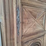 Oak solid bonnetière / wardrobe / dresser from 1940