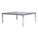 1960s coffee table with chrome frame and glass top by Hank Kwint for Metaform Netherlands