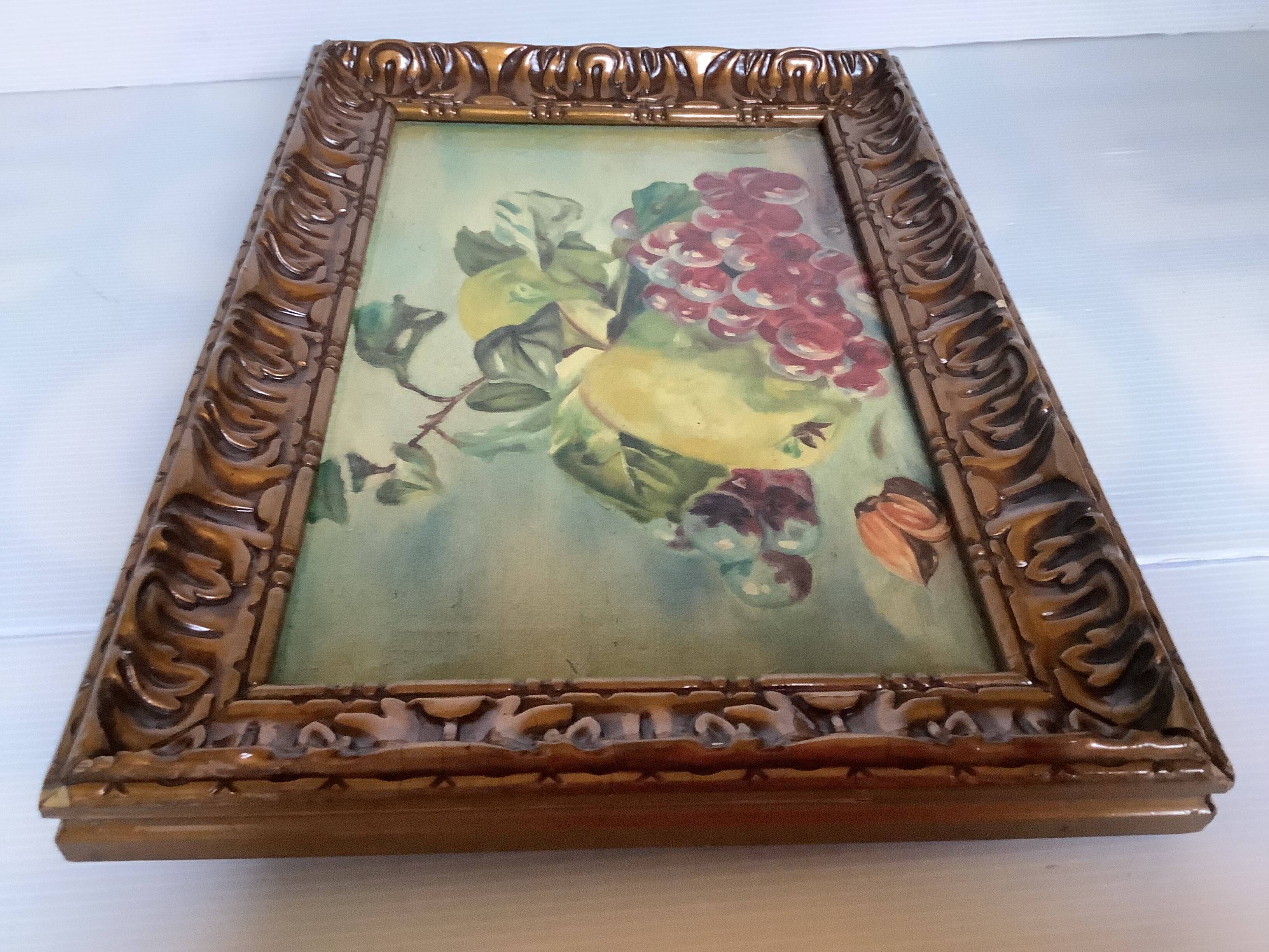 Tableau nature morte huile sur toile