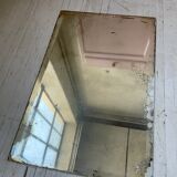 Very stung old bevelled mirror 39x60cm
