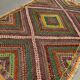 Large Vintage Turkish Kilim Rug 330x193 cm Wool Jajim Kelim