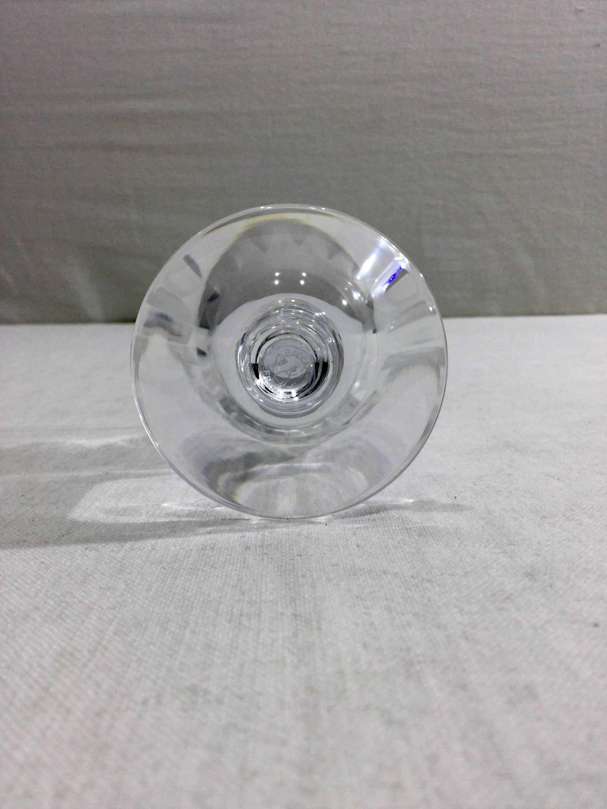 Baccarat – 12 Baccarat Crystal Water Glasses, Casino Pattern