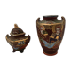 Vase and burn perfume Japanese porcelain tsatsuma