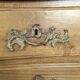 Louis XV period chest of drawers in light oak