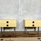 Paire de chevet : table de nuit vintage