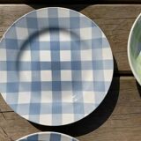 Set of 9 Digoin plates Scottish model