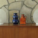 Pair of lamps "egg" - Egg lamps 70s-80s design Ben Swildens