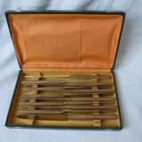 Coffret de 11 couteaux inox et bois