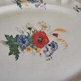 Flowery dish "Agreste" Sarreguemines