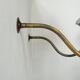 Pair of vintage brass wall lights, France 1970