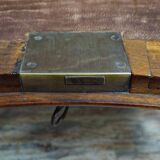 Bureau de pente - commode-scriban galbé en noyer et marquéterie – ép. LXV