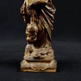 Statuette of the Virgin and Child Our Lady of Victories in 19th century spelter