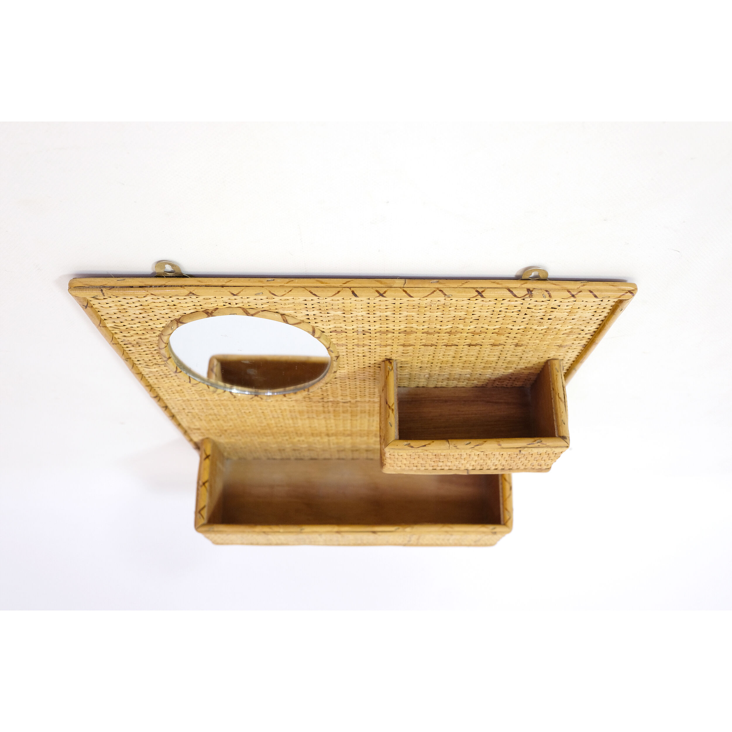 Empty wall pocket and mirror from the 60/70