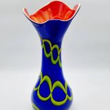 Darius Zarrin cobalt blue vase, 1960
