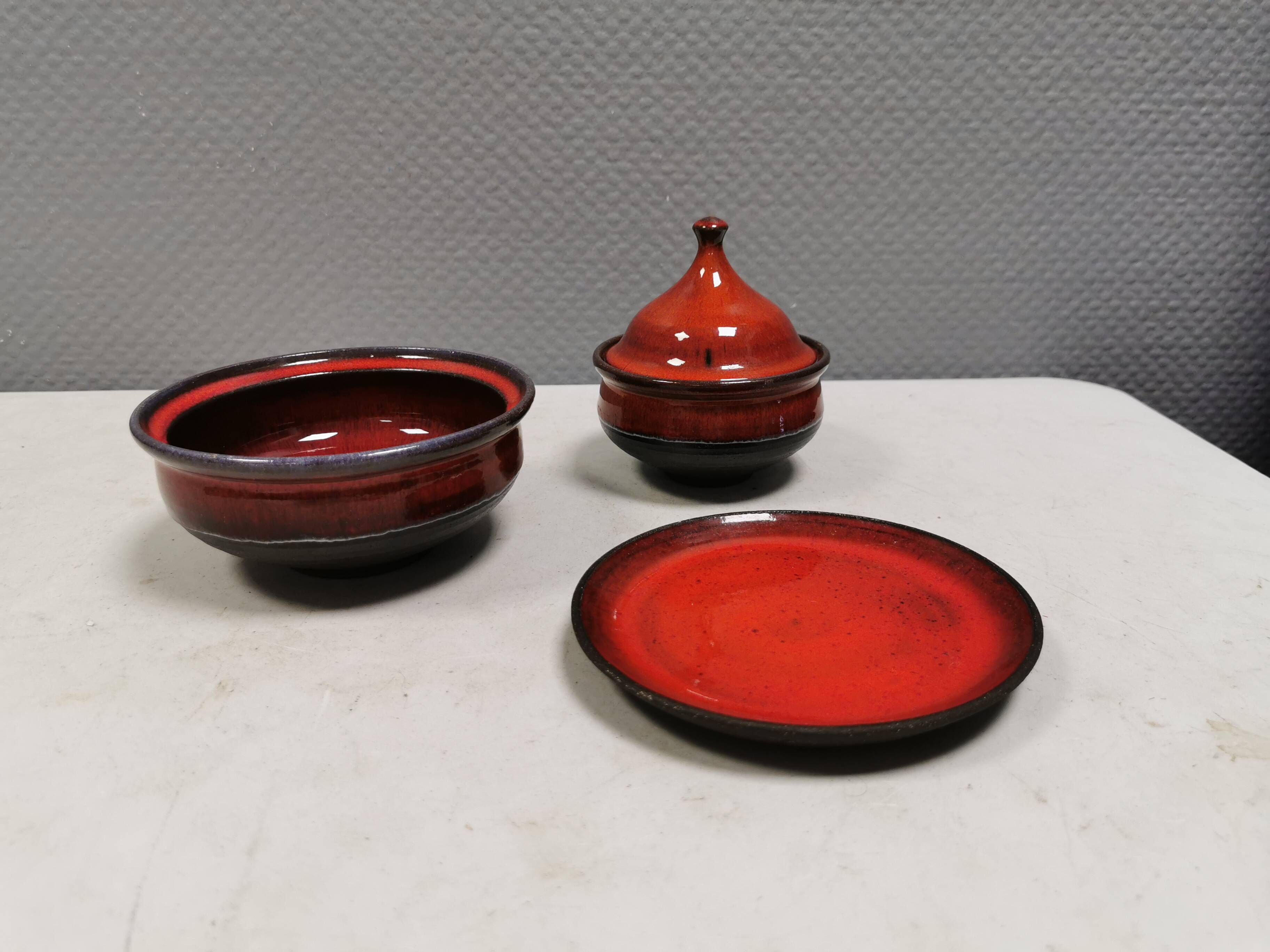 A lovely ceramic LOT from Danish Ditlev ceramics from the 1980s.