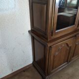 Solid wood library showcase