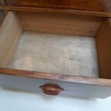 Classeur d'atelier en chêne vintage