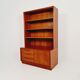 Étagère scandinave avec coffre en placage de teck d’armoire des années 60 par Strobeck design danois