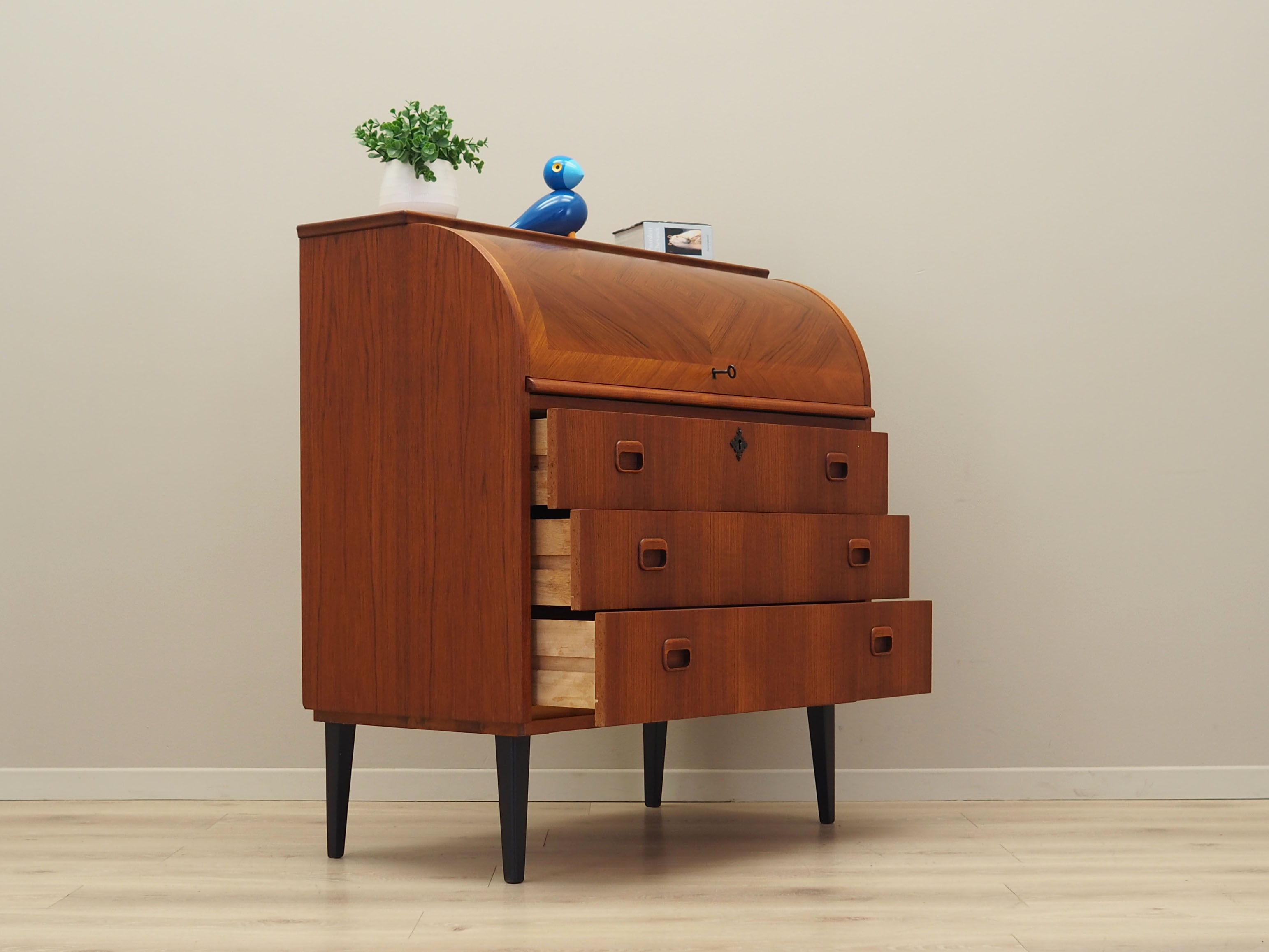 Teak secretary, Danish design, 1970s, production Denmark