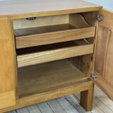 Massive oiled elm enfilade maison regain 1970