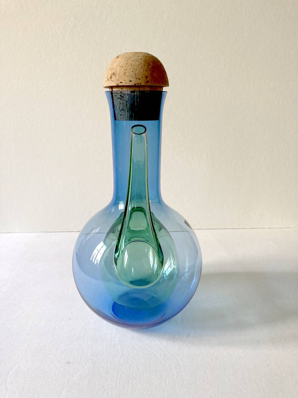 Chilling carafe with ice reservoir by J. Johansson for Orrefors