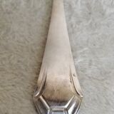 12 Art Deco silver metal bistro forks