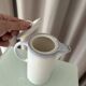 Cafetière / théière vintage Salins-les-Bains – céramique française