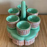 6 egg cups in their Missy Annecy holder