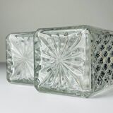 Tantalus Vintage Decanters for Cognac and Whisky, Italy, 1960s, set of 2