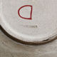 Plate in earthenware - rooster- Warluis France