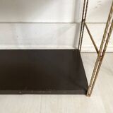 Pair of twisted string wall shelves