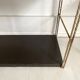 Pair of twisted string wall shelves