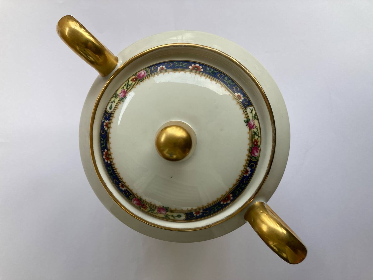 Limoges Haviland porcelain sugar bowl - Le Tanneur