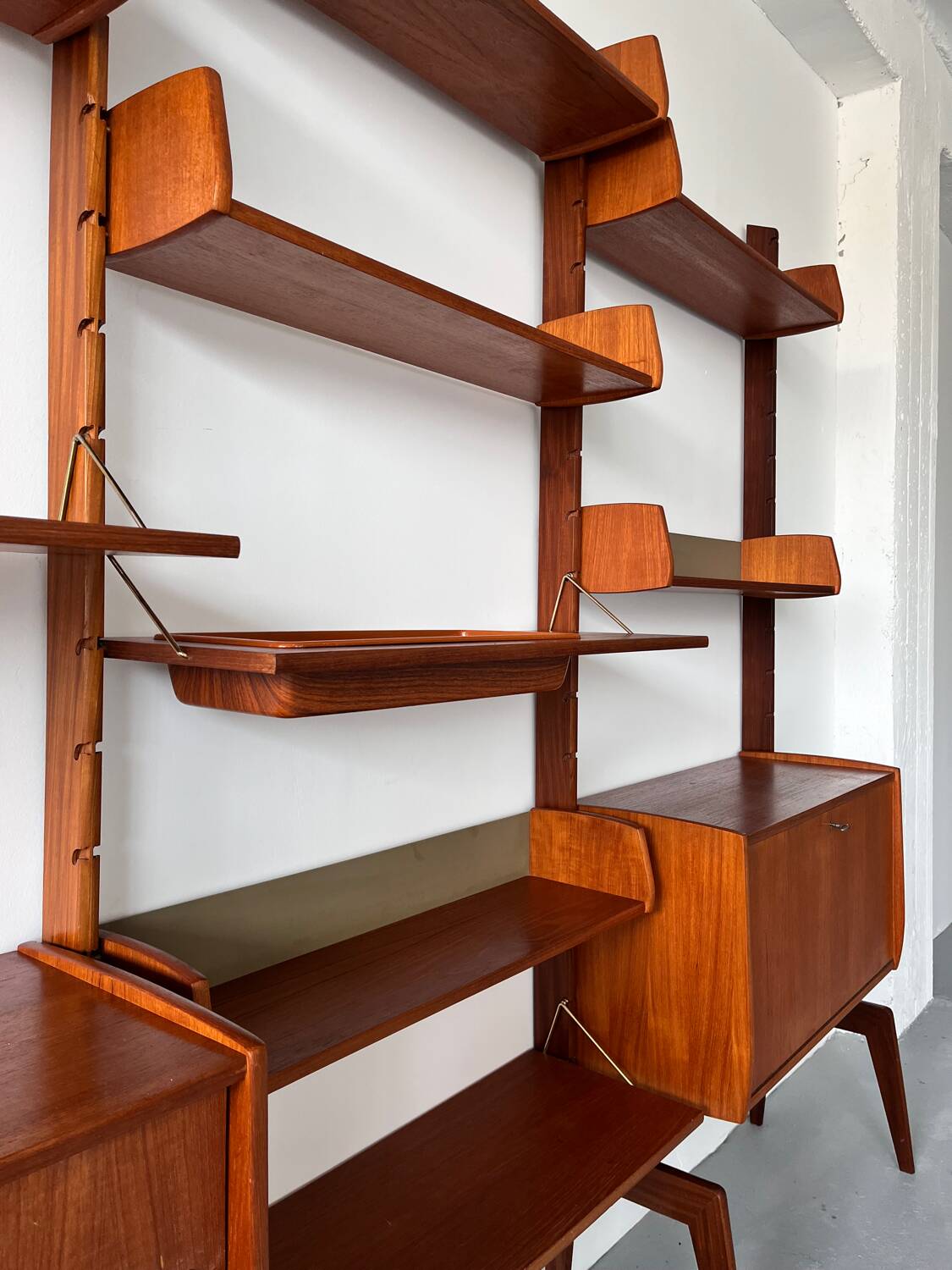 Scandinavian Mid Century Teak Bookcase, Norway 1960’s