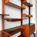 Scandinavian Mid Century Teak Bookcase, Norway 1960’s