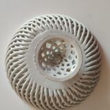 Braided ceramic basket