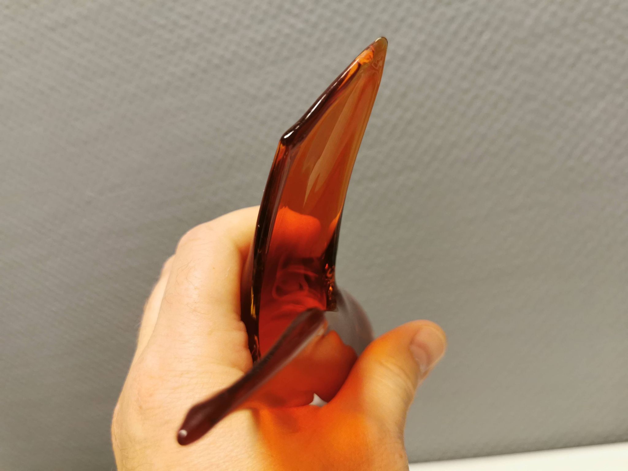 Vase en verre de Murano par Flavio Poli années 1950