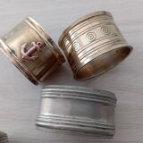 Set of 6 old napkin rings