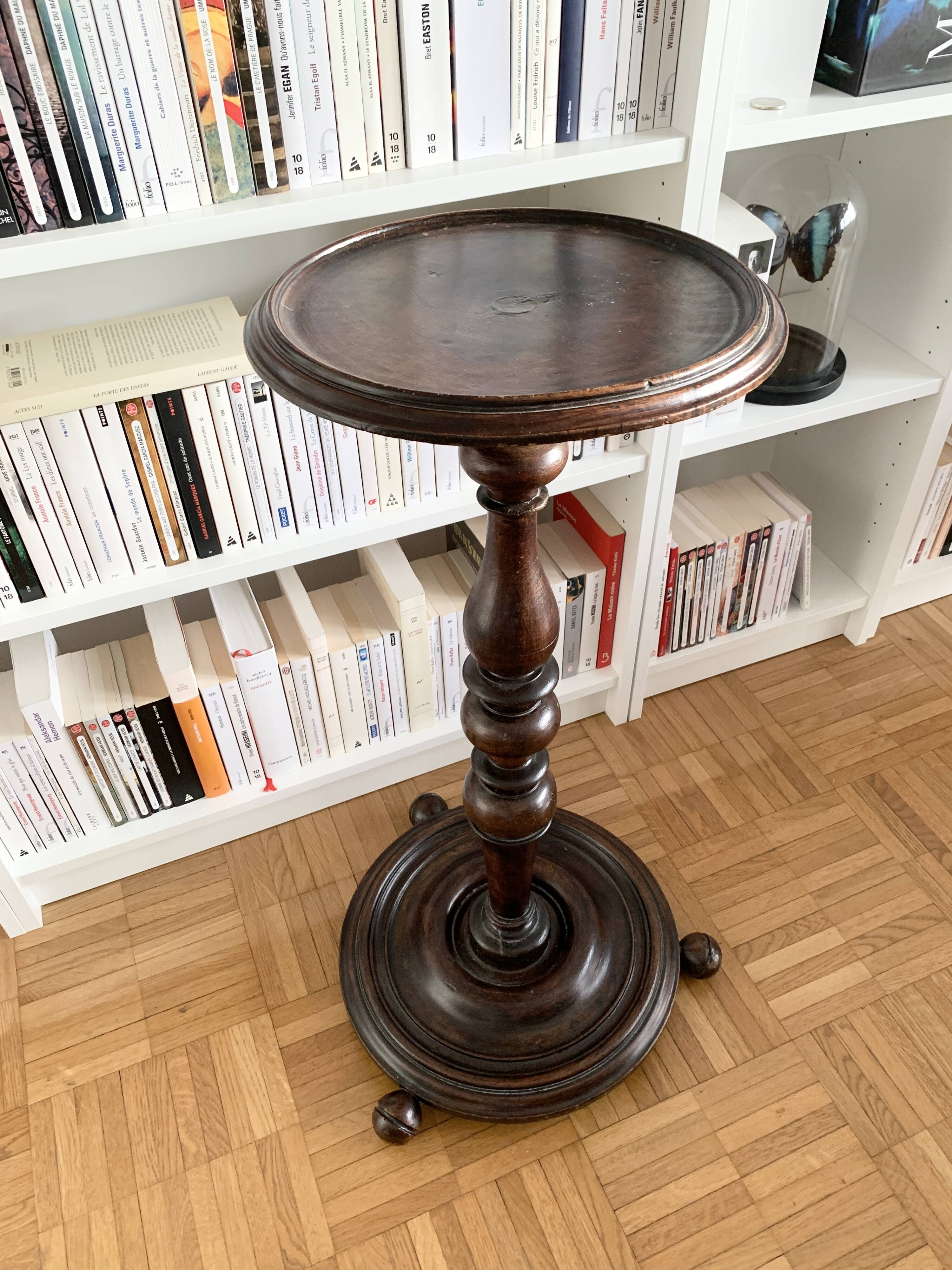 Walnut stool