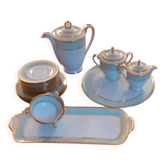 Service à thé en porcelaine de Limoges