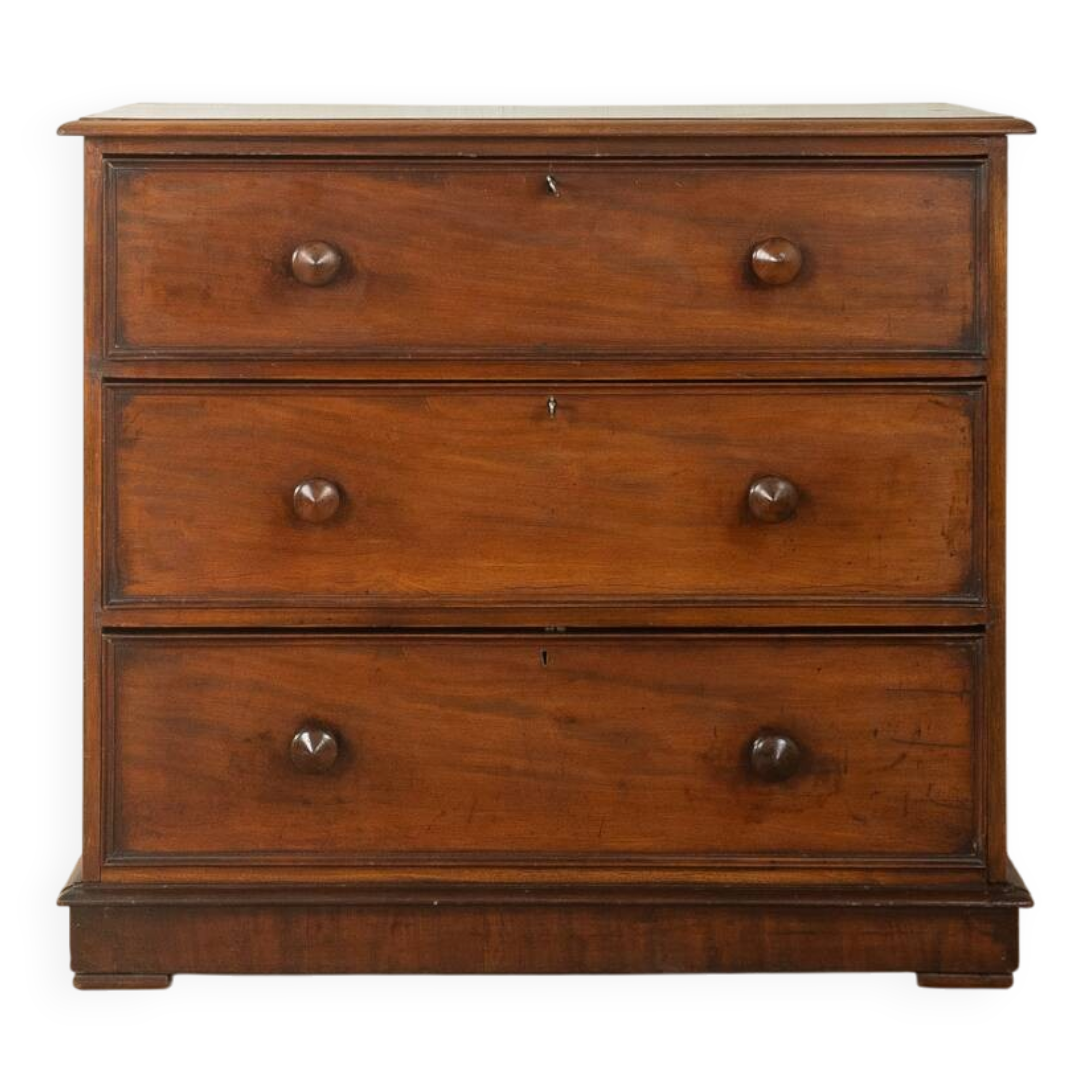 Victorian Linen Press Chest of Drawers, circa 1840