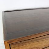 Beautiful italian design secretary desk by Frattini for Bernini