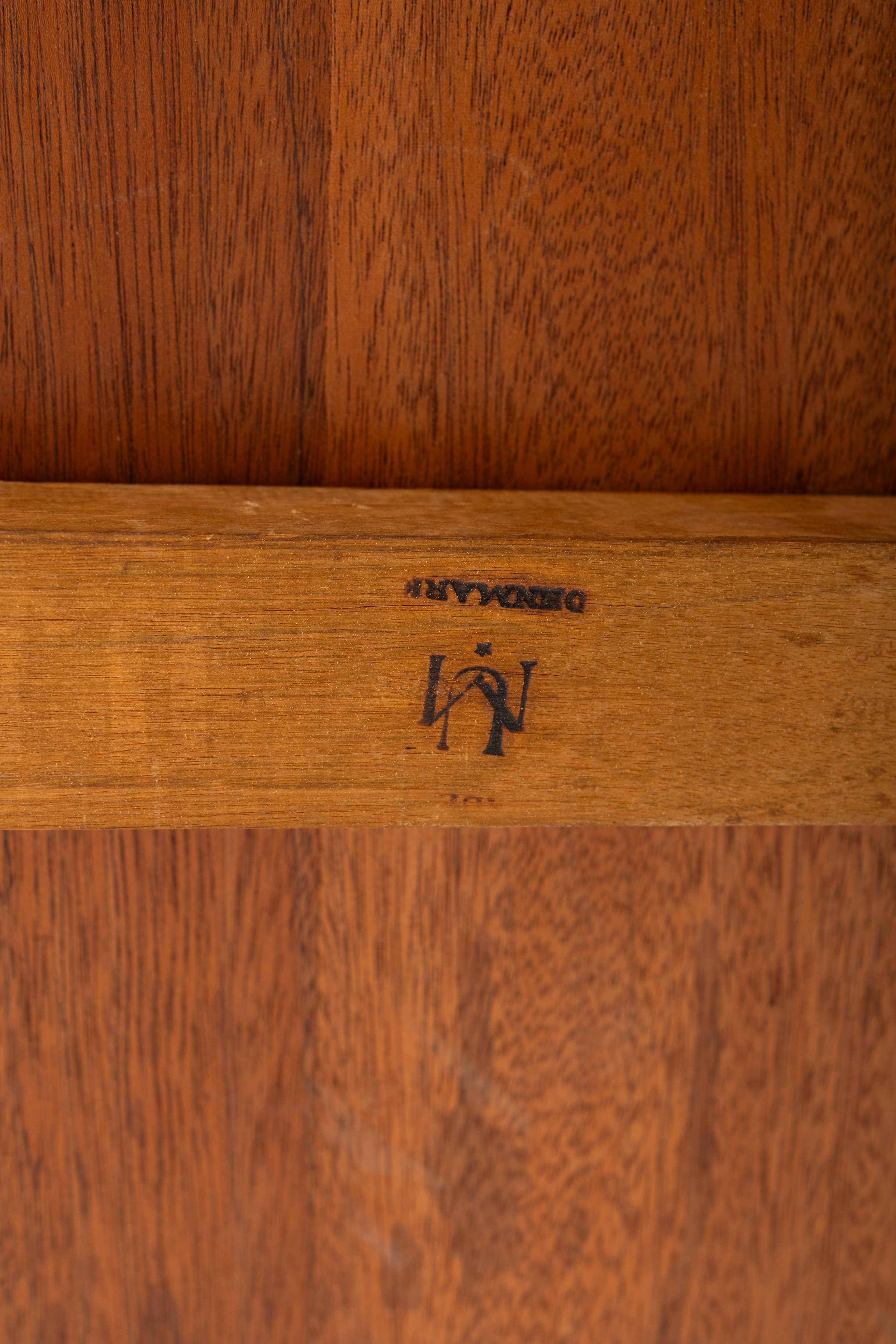 Extendable dining table in teak by Johannes Andersen for Uldum Møbelfabrik