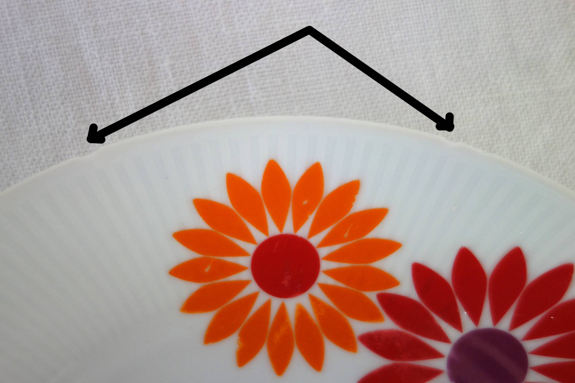 8 dessert plates Seltmann Weiden West Germany 70s