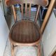 4 curved bistro chairs period 40/50