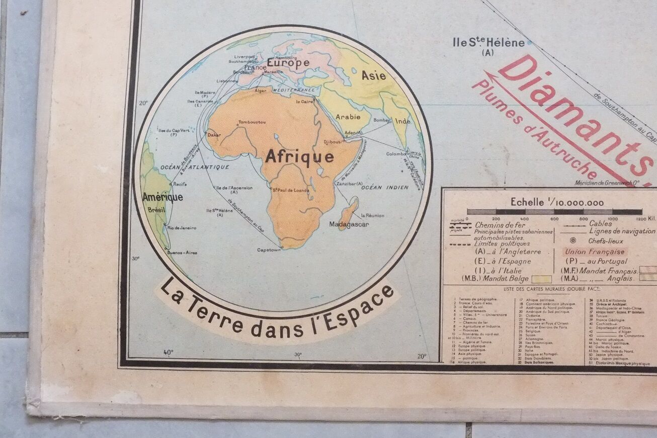 Vidal-Lablache No. 17 Africa policy school map