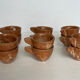 11 stoneware shot cups