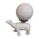 White ceramic bear lamp